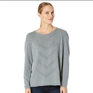 Prana Mainspring Sweater, Grey, Size M